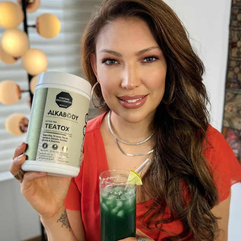 TEATOX, SÚPER ALIMENTO CON ESPIRULINA, TÉ VERDE, ALCACHOFA, FLOR DE JAMAICA ,GRANADA Y SEMILLAS DE UVA